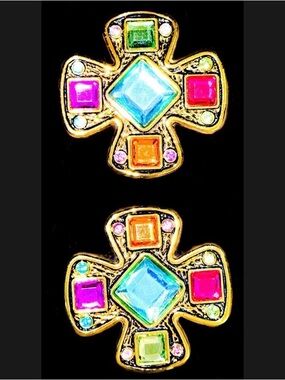 Lindsay Phillips Georgina Multicolor Cross SwitchFlops Interchangeable Snaps